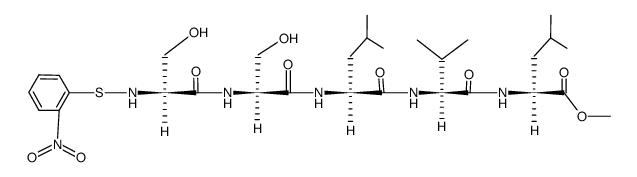 Nps-Ser-Ser-Leu-Val-Leu-OMe Structure