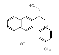 (NZ)-N-[2-(4-methylpyridin-1-yl)-1-naphthalen-2-yl-ethylidene]hydroxylamine structure