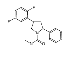 4-(2,5-difluorophenyl)-N,N-dimethyl-2-phenyl-2,5-dihydro-1H-pyrrole-1-carboxamide Structure