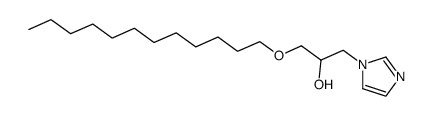 1-[3'-n-dodecyloxy-2'-hydroxypropyl] imidazole Structure