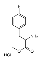 DL-对氟苯丙氨酸-Ome盐酸盐结构式