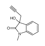 3-hydroxy-1-methyl-3-prop-2-ynylindol-2-one Structure