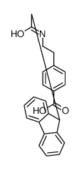 4-[2-[[2-(9H-fluoren-9-yl)acetyl]amino]ethyl]benzoic acid结构式