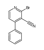 2-bromo-4-phenylpyridine-3-carbomitrile结构式