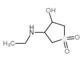 4-ETHYLAMINO-1,1-DIOXO-TETRAHYDRO-1LAMBDA6-THIOPHEN-3-OL Structure