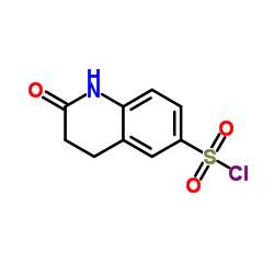 2-Oxo-1,2,3,4-tetrahydroquinoline-6-sulfonyl chloride structure