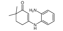 3-(2-aminoanilino)-6,6-dimethylcyclohex-2-en-1-one结构式