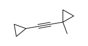 1-Methyl-1-(cyclopropylethinyl)-cyclopropan结构式