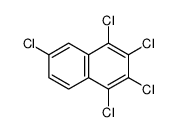 1,2,3,4,6-Pentachloronaphthalene结构式