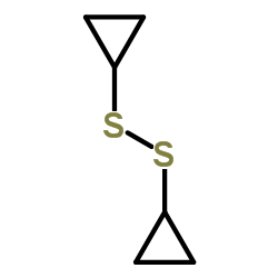 Dicyclopropyl disulfide Structure