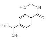 N-ethyl-4-propan-2-yl-benzamide structure