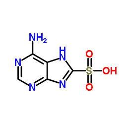 6-Amino-7H-purine-8-sulfonic acid Structure