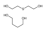 butane-1,4-diol,2-(2-hydroxyethylsulfanyl)ethanol Structure