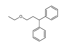 ethyl-(3,3-diphenyl-propyl)-ether Structure