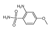 2-amino-4-methoxy-benzenesulfonamide structure