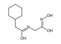 2-cyclohexyl-N-[2-(hydroxyamino)-2-oxoethyl]acetamide Structure