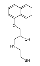 N-mercaptoethylpropranolol Structure