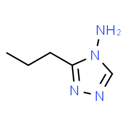 4H-1,2,4-Triazol-4-amine,3-propyl-(9CI)结构式