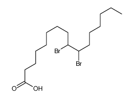 9,10-dibromopalmitic acid Structure