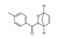 N-p-toluoyl 2-aza 3-oxa-bicycloheptene结构式