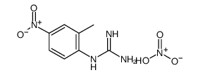 2-Methyl-4-nitrophenylguanidine Nitrate结构式