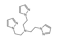 2-pyrazol-1-yl-N,N-bis(2-pyrazol-1-ylethyl)ethanamine Structure