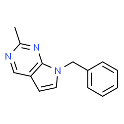 7H-Pyrrolo[2,3-d]pyrimidine,7-benzyl-2-methyl-(8CI)结构式