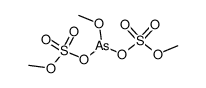 methoxyarsenic bis(methyl sulfate) Structure