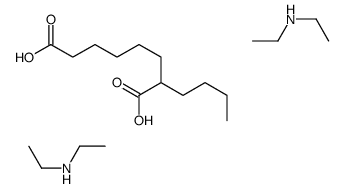 2-butyloctanedioic acid,N-ethylethanamine Structure