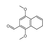 1,4-Dimethoxy-5,6-dihydro-3-naphthaldehyde结构式