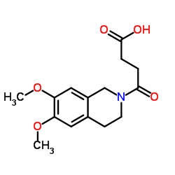 4-(6,7-DIMETHOXY-3,4-DIHYDRO-1H-ISOQUINOLIN-2-YL)-4-OXO-BUTYRIC ACID Structure