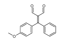 2-[(4-methoxyphenyl)-phenylmethylidene]propanedial结构式