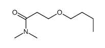 3-丁氧基-N,N-二甲基丙酰胺结构式