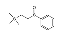 1-benzenesulfinyl-2-trimethylsilylethane Structure