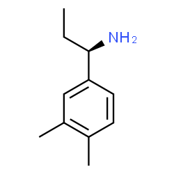 (1R)-1-(3,4-DIMETHYLPHENYL)PROPYLAMINE结构式