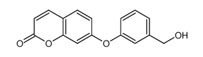 7-[3-(hydroxymethyl)phenoxy]-2H-chromen-2-one Structure