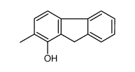 2-methyl-9H-fluoren-1-ol结构式