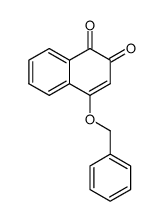 4-benzyloxy-[1,2]naphthoquinone结构式