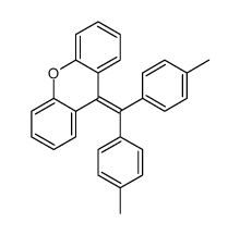 9-[bis(4-methylphenyl)methylidene]xanthene结构式