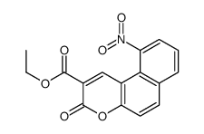 ethyl 10-nitro-3-oxobenzo[f]chromene-2-carboxylate结构式