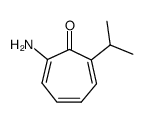 2,4,6-Cycloheptatrien-1-one,2-amino-7-isopropyl-(7CI)结构式