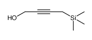 2-Butyn-1-ol, 4-(trimethylsilyl) Structure