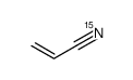 Acrylonitrile-15N Structure