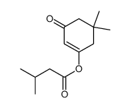 Butanoic acid, 3-methyl-, 5,5-dimethyl-3-oxo-1-cyclohexen-1-yl ester Structure