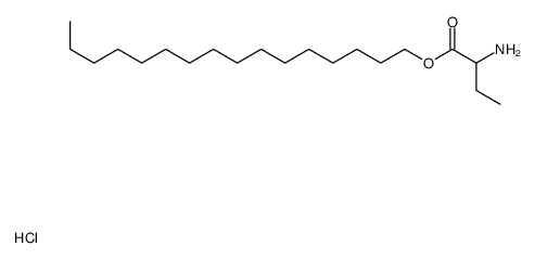 hexadecyl 2-aminobutanoate,hydrochloride Structure