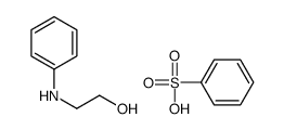 benzenesulphonic acid, compound with 2-anilinoethanol (1:1)结构式