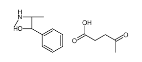 4-oxovaleric acid, compound with [R-(R*,S*)]-α-[1-(methylamino)ethyl]benzenemethanol (1:1) picture