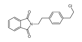 2-[2-[4-(2-chloroethyl)phenyl]ethyl]isoindole-1,3-dione Structure