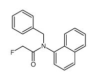 N-Benzyl-2-fluoro-N-(1-naphtyl)acetamide Structure