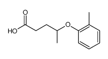 4-o-tolyloxy-valeric acid Structure